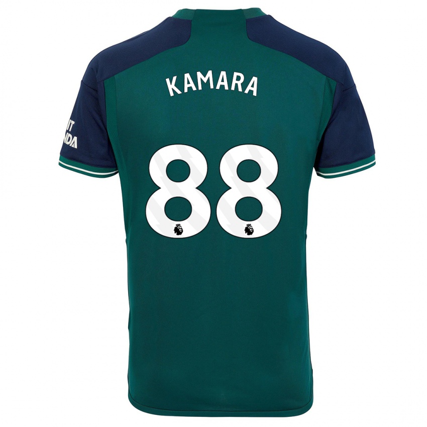 Uomo Maglia Osman Kamara #88 Verde Kit Gara Third 2023/24 Maglietta