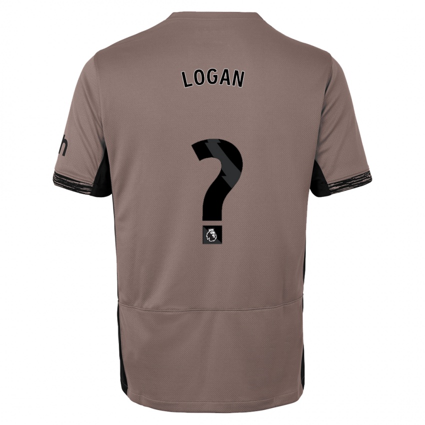 Uomo Maglia Calum Logan #0 Beige Scuro Kit Gara Third 2023/24 Maglietta