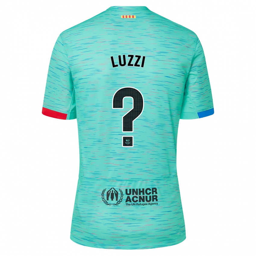 Uomo Maglia Fabian Luzzi #0 Acqua Chiara Kit Gara Third 2023/24 Maglietta
