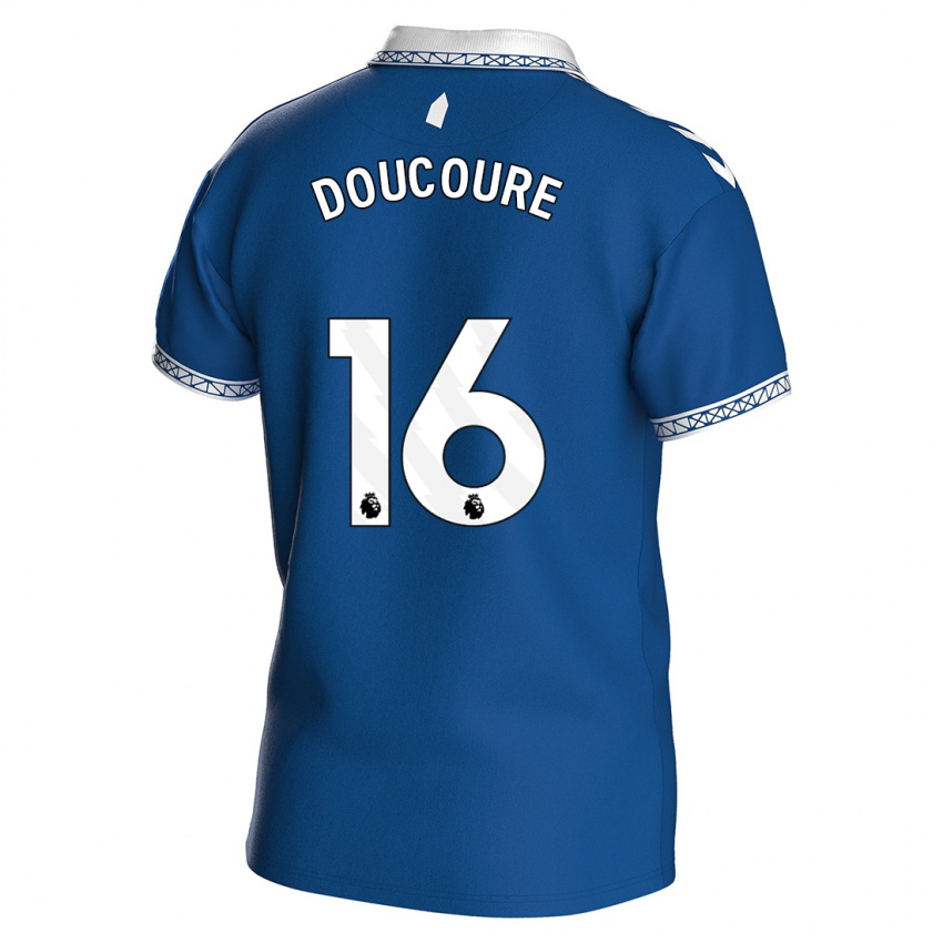 Donna Maglia Abdoulaye Doucoure #16 Blu Reale Kit Gara Home 2023/24 Maglietta