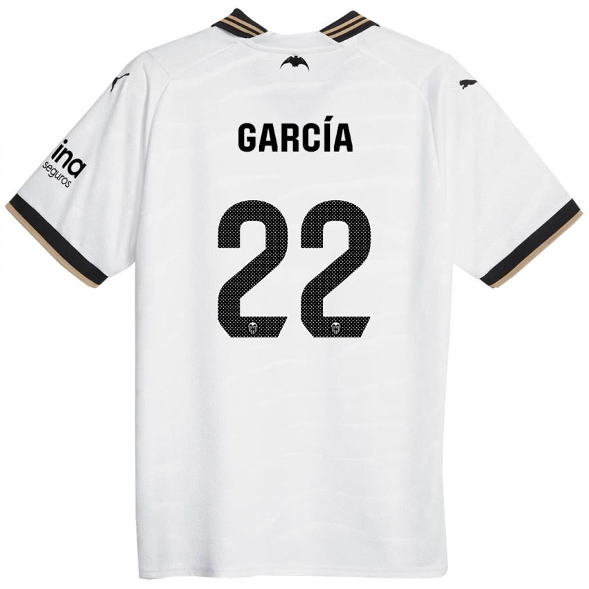 Donna Maglia Azael García #22 Bianco Kit Gara Home 2023/24 Maglietta