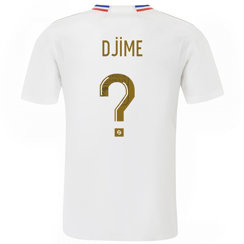 Donna Maglia Ahmed Djime #0 Bianco Kit Gara Home 2023/24 Maglietta