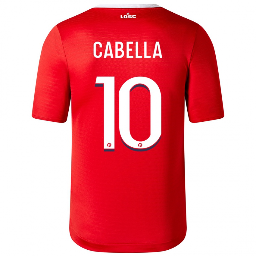 Donna Maglia Remy Cabella #10 Rosso Kit Gara Home 2023/24 Maglietta