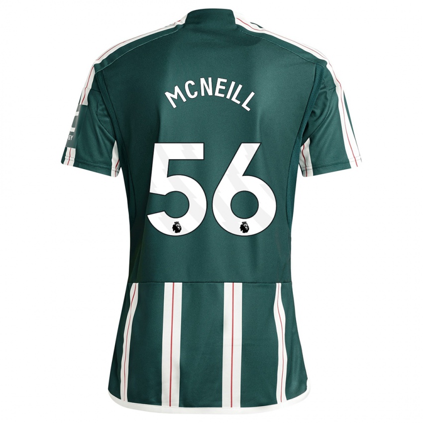 Donna Maglia Charlie Mcneill #56 Verde Scuro Kit Gara Away 2023/24 Maglietta