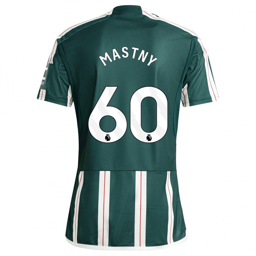 Donna Maglia Ondrej Mastny #60 Verde Scuro Kit Gara Away 2023/24 Maglietta