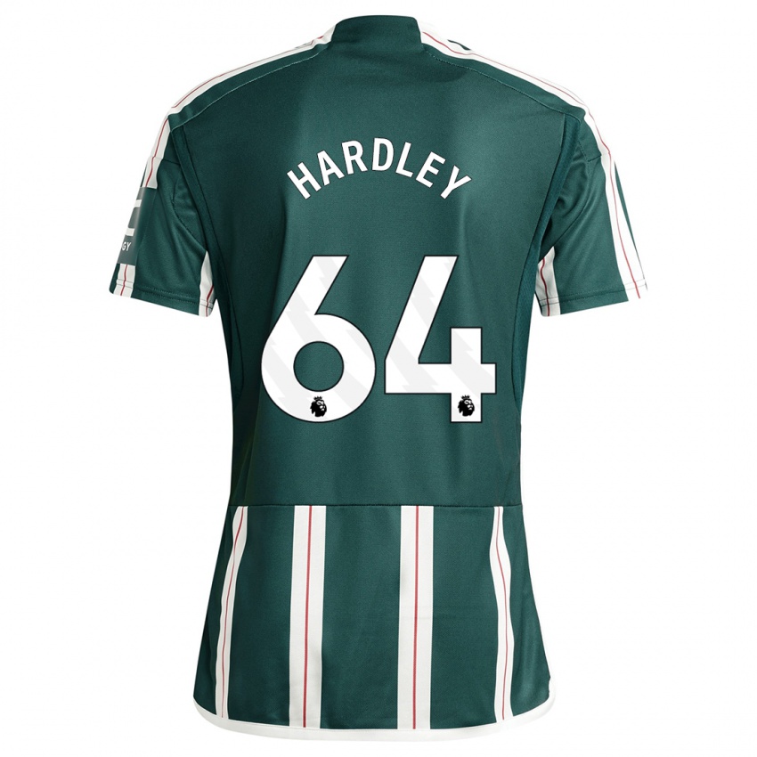 Donna Maglia Bjorn Hardley #64 Verde Scuro Kit Gara Away 2023/24 Maglietta