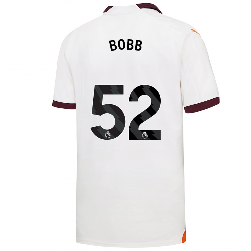 Donna Maglia Oscar Bobb #52 Bianco Kit Gara Away 2023/24 Maglietta