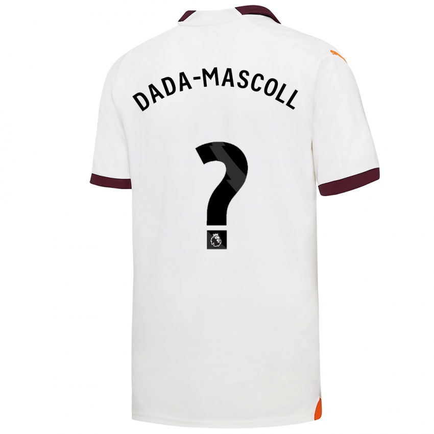 Donna Maglia Isaiah Dada-Mascoll #0 Bianco Kit Gara Away 2023/24 Maglietta