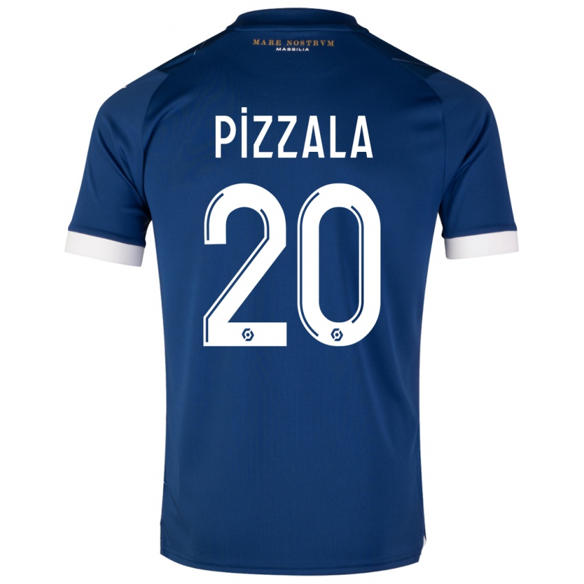 Donna Maglia Caroline Pizzala #20 Blu Scuro Kit Gara Away 2023/24 Maglietta