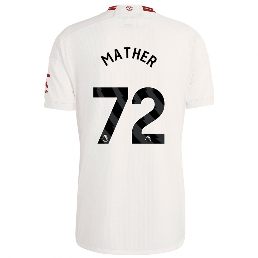 Donna Maglia Sam Mather #72 Bianco Kit Gara Third 2023/24 Maglietta