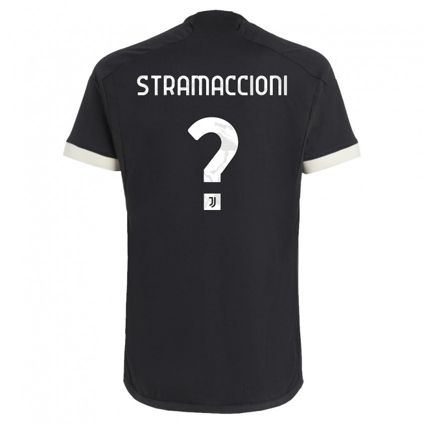 Donna Maglia Diego Stramaccioni #0 Nero Kit Gara Third 2023/24 Maglietta